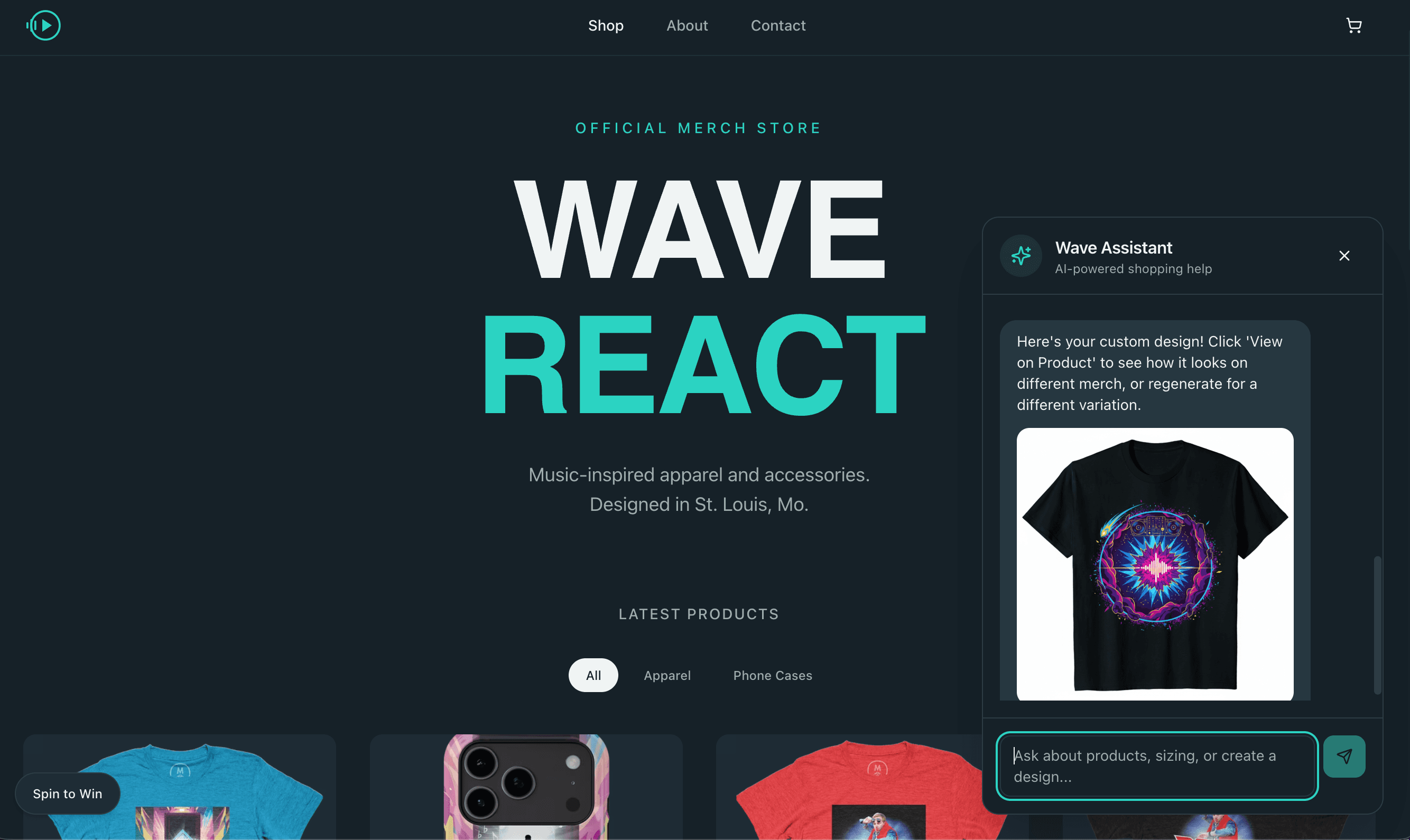 wavereact.online system view